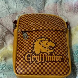 Gryffindor Checkered Kids Shoulder Bag - Red and Yellow